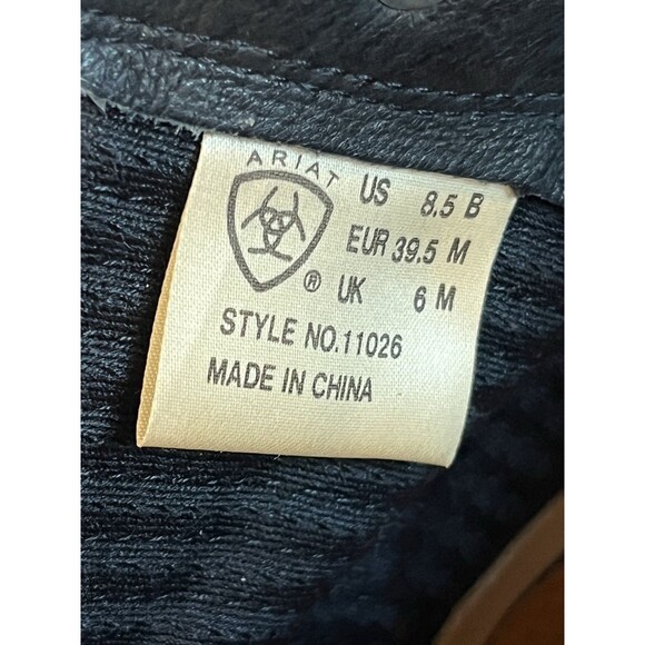 Ariat Boots Kiltie Packer Dark Brown Leather Round Toe Lace Up Womens Sz 8.5B - Picture 12 of 12